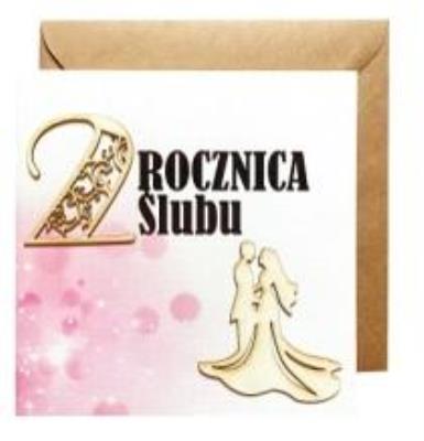 Opakowanie Kartka Rocznica Ślubu