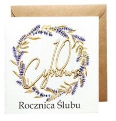 Opakowanie Kartka Rocznica Ślubu