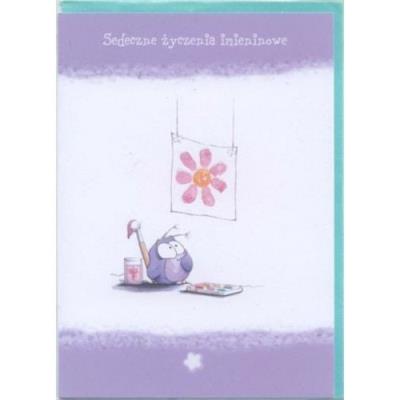 Okładka książki KARTKA SERDECZNE ZYCZENIA IMIENINOWE BBL010-RUSSELL