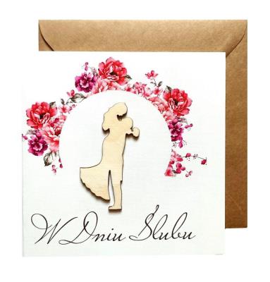Opakowanie Kartka ślubna