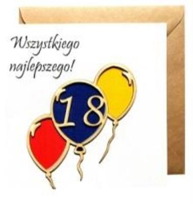 Opakowanie Kartka urodzinowa