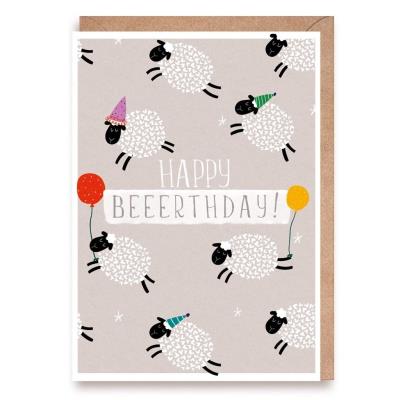 Opakowanie Kartka urodzinowa Owce Happy Beerthday