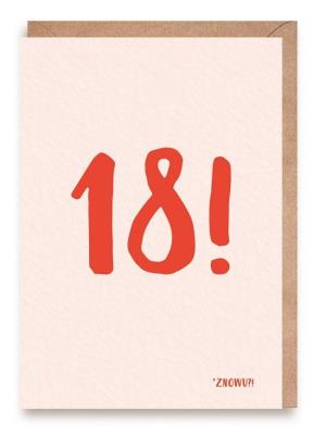 Opakowanie Kartka urodzinowa Znowu 18-tka?, eko koperta