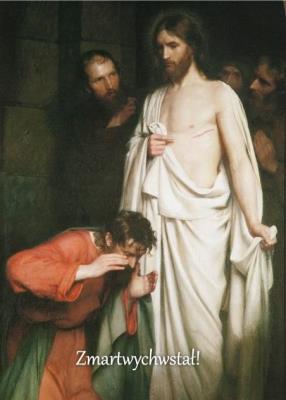 Okładka książki Kartka Wielkanoc 16 Niewierny Tomasz