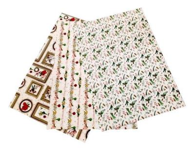 Opakowanie Karton 300g motywy świąteczne 24x34cm 3ark MIX