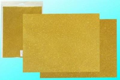 Opakowanie Karton brokatowy obustronny złoty 23x33cm 5 ark