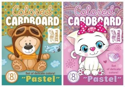 Opakowanie Karton kolorowy A4 8 arkuszy