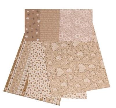 Opakowanie Karton obustronny 300g 24x34cm 3 akr MIX