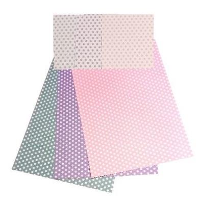 Opakowanie Karton obustronny 300g 24x34cm 3 ark MIX