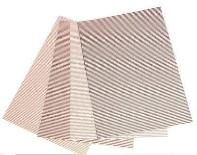 Opakowanie Karton obustronny paski 300g 24x34cm 4 ark MIX