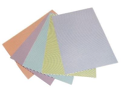 Opakowanie Karton obustronny paski 300g 24x34cm 5 ark MIX