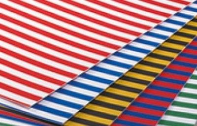 Opakowanie Karton w paskami 300g 25x35cm 10 arkuszy