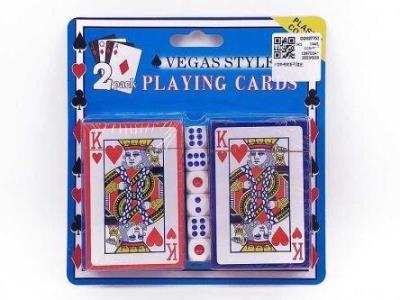 Opakowanie Karty do gry 2 talie + kości