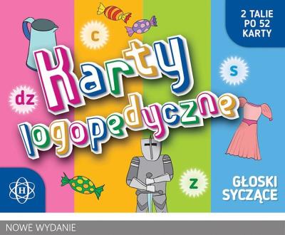 Okładka książki Karty logopedyczne. Głoski syczące. Komplet