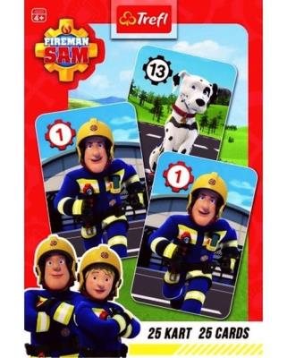 Karty Piotruś Fireman Sam 08505. Wydawca: Trefl PAP. SmakLiter.pl Opakowanie Karty Piotruś Fireman Sam 08505