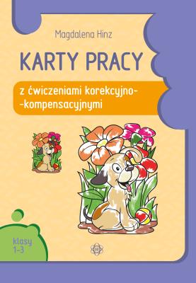 Karty pracy z ćw. korekcyjno-kompensacyjnymi 1-3. Autor: Hinz Magdalena. SmakLiter.pl Okładka książki Karty pracy z ćw. korekcyjno-kompensacyjnymi 1-3
