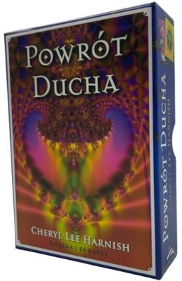 Karty tarot ''Powrót ducha. Autor: Cheryl Lee Harnish. SmakLiter.pl Okładka książki Karty tarot ''Powrót ducha