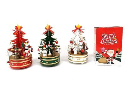 Opakowanie Karuzela pozytywka choinka drewniana dźwięk MIX
