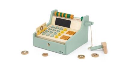 Opakowanie Kasa sklepowa drewniana z akcesoriami