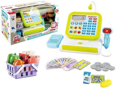 Opakowanie Kasa sklepowa z wyświetlaczem led + akcesoria