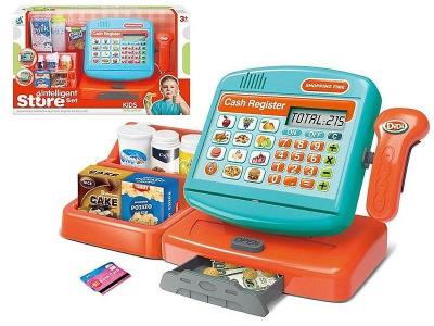 Opakowanie Kasa sklepowa ze skanerem i zakupami