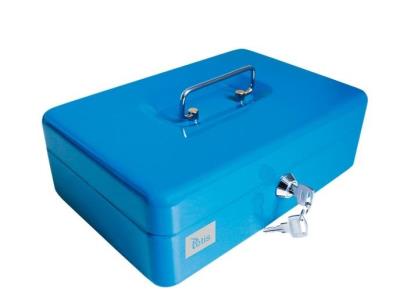 Opakowanie Kasetka metalowa 24,7x16,8x8cm niebieska