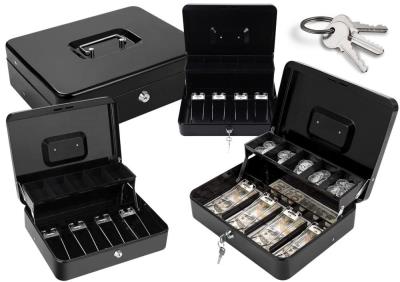 Opakowanie Kasetka na banknoty metalowa czarna