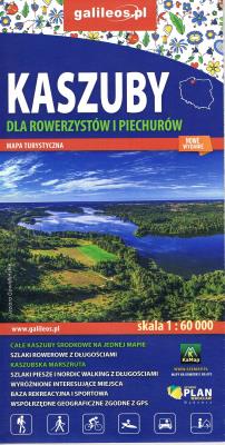 Kaszuby dla rowerzystów i piechurów - mapa turystyczna 1: 60 000. Wydawca: Studio Plan. SmakLiter.pl Opakowanie Kaszuby dla rowerzystów i piechurów - mapa turystyczna 1: 60 000