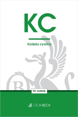 KC. Kodeks cywilny wyd. 54. Autor: Opracowanie zbiorowe. SmakLiter.pl Okładka książki KC. Kodeks cywilny wyd. 54