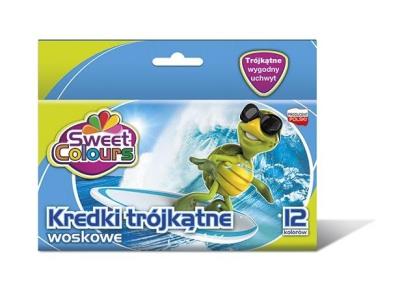 Opakowanie Kedki woskowe trójkątne 12 kolorów
