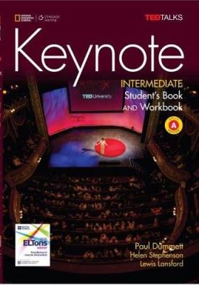 Okładka książki Keynote B1 Intermediate SB/WB SPLIT A + DVD NE