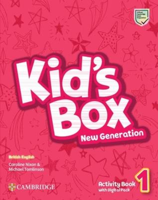 Kid's Box New Generation 1 Activity Book with Digital Pack British English. Autor: Nixon Caroline, Tomlinson Michael. SmakLiter.pl Okładka książki Kid's Box New Generation 1 Activity Book with Digital Pack British English