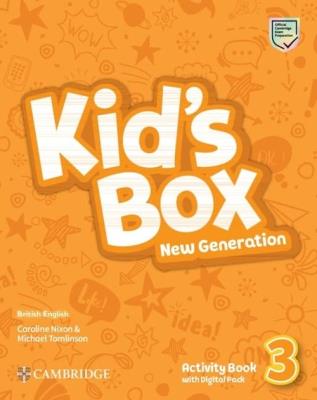Kid's Box New Generation  3 Activity Book with Digital Pack British English. Autor: Nixon Caroline, Tomlinson Michael. SmakLiter.pl Okładka książki Kid's Box New Generation  3 Activity Book with Digital Pack British English