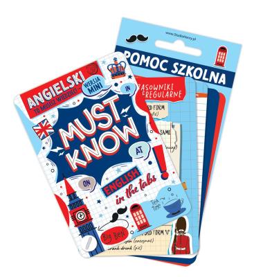 Kieszonka Must Know Język Angielski. Autor: Opracowanie zbiorowe. SmakLiter.pl Okładka książki Kieszonka Must Know Język Angielski