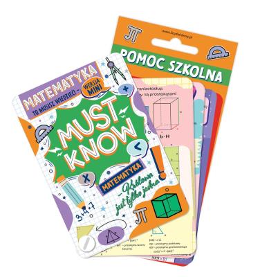 Kieszonka Must Know Matematyka. Autor: Opracowanie zbiorowe. SmakLiter.pl Okładka książki Kieszonka Must Know Matematyka