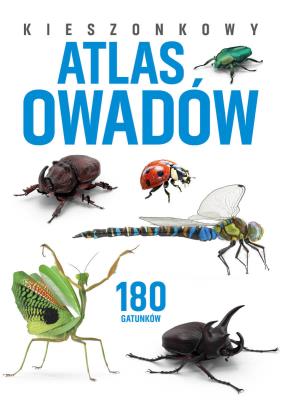 Kieszonkowy atlas owadów. 180 gatunków. Autor: Twardowska Kamila, Twardowski Jacek. SmakLiter.pl Okładka książki Kieszonkowy atlas owadów. 180 gatunków
