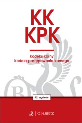 Okładka książki KK. KPK. Kodeks karny. Kodeks postępowania karnego. Edycja Prokuratorska wyd. 42