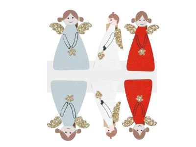 Opakowanie Klamerka drewniana anioły