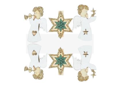 Opakowanie Klamerka drewniana BN anioły