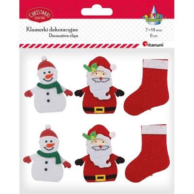 Opakowanie Klamerki drewniane Boże Narodzenie