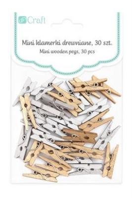 Opakowanie Klamerki mini 2,5cm 30szt