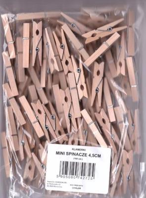 Opakowanie Klamerki mini spinacze 4,5cm 100szt