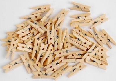 Opakowanie Klamerki ozdobne Natural małe