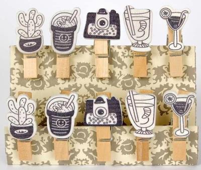 Opakowanie Klamerki ozdobne Shapes 09