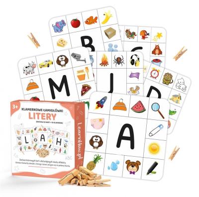 Opakowanie Klamerkowe zadania - Litery