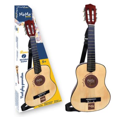 Opakowanie Klasyczna hiszpańska drewniana gitara