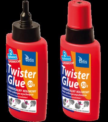 Opakowanie Klej uniwersalny kolorowy 50g paczka 12 sztuk