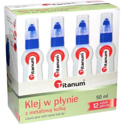 Opakowanie Klej w płynie z metalową kulką 50 ml (12szt)