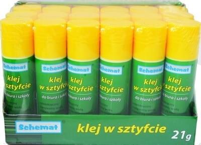 Opakowanie Klej w sztyfcie 21g (24szt)