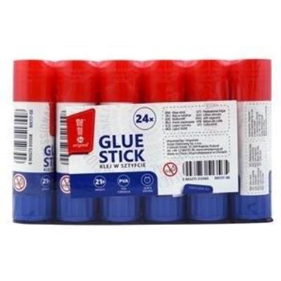 Klej w sztyfcie 21g (24szt) MemoBe. Wydawca: MemoBe. SmakLiter.pl Opakowanie Klej w sztyfcie 21g (24szt) MemoBe